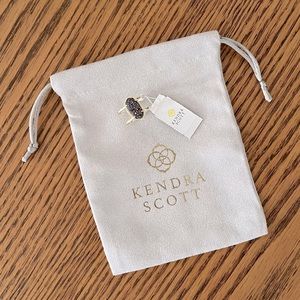Kendra Scott Elyse Gold Ring in Multicolor Drusy